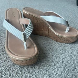 Aldo- wedge sandals